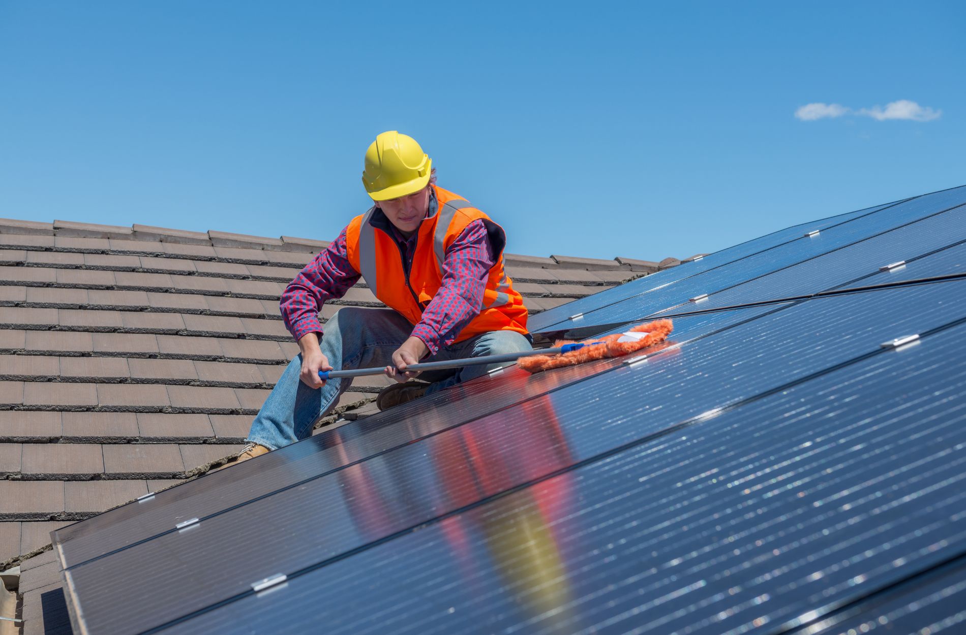 solar panel maintenance